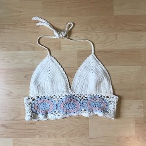 ⭕️SOLD ON DEPOP⭕️ Crochet Bralette